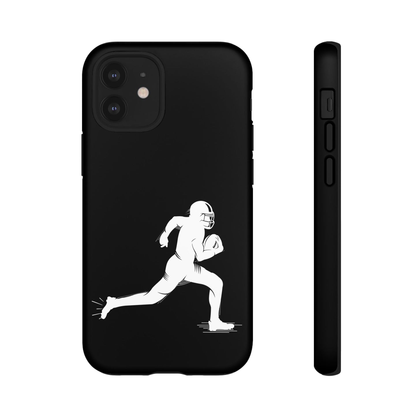 Football Player Phone Case, Tough Cases, Sports Phone Cover, Gift for Athletes, iPhone & Samsung Accessories, Running Player Design