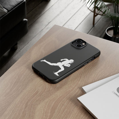 Football Player Phone Case, Tough Cases, Sports Phone Cover, Gift for Athletes, iPhone & Samsung Accessories, Running Player Design