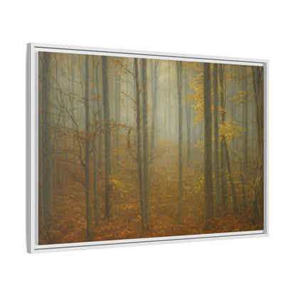 Framed Matte Canvas Art | Serenity in the Forest | Nature Wall Decor, Home Gallery, Cozy Living Room, Gift for Nature Lovers