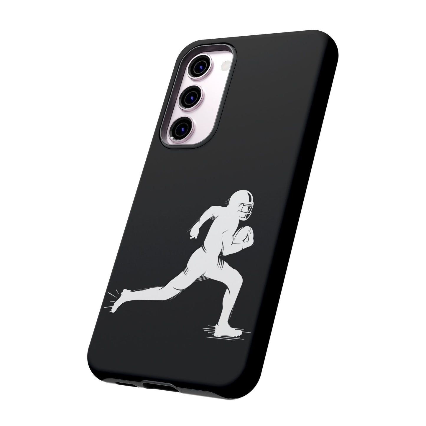 Football Player Phone Case, Tough Cases, Sports Phone Cover, Gift for Athletes, iPhone & Samsung Accessories, Running Player Design