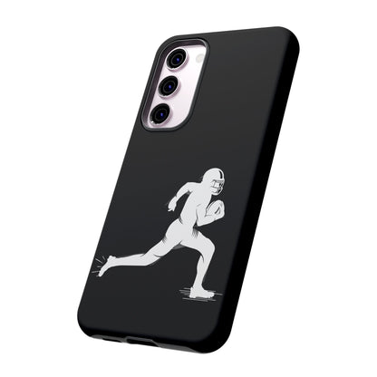 Football Player Phone Case, Tough Cases, Sports Phone Cover, Gift for Athletes, iPhone & Samsung Accessories, Running Player Design
