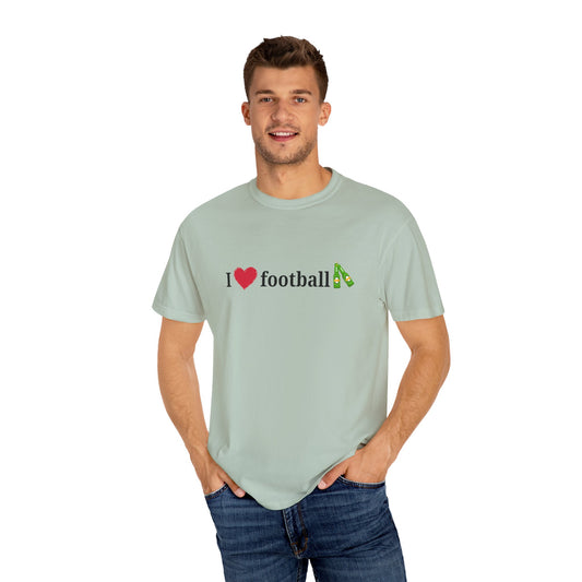 Unisex Football Love Tee - Casual Cotton T-Shirt, Gift for Sports Fans, Comfortable Daily Wear, Perfect for Game Days, Fun Summer Outfits - product image