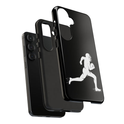 Football Player Phone Case, Tough Cases, Sports Phone Cover, Gift for Athletes, iPhone & Samsung Accessories, Running Player Design