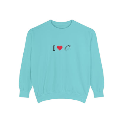 Unisex Sweatshirt, I love Football, Cozy, Perfect for Everyday Wear, Gift Idea for Friends, Couples, and Special Occasions