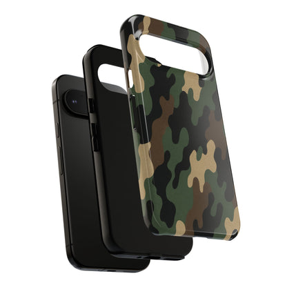 Camouflage Phone Case, Tough Cases, Military Style, Unique Phone Accessories, Gift for Him, Durable Phone Cover