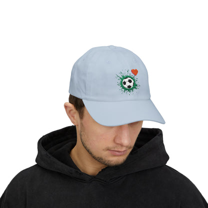 Soccer Love Dad Cap | Perfect Gift for Sports Lovers, Father's Day, Outdoor Events, Casual Wear, Adjustable Cap