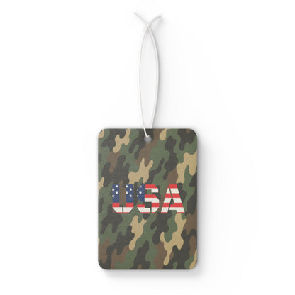 USA Camouflage Car Air Freshener, Military Style Air Freshener, Camo Air Freshener, Gift for Veterans, Patriotic Car Accessory