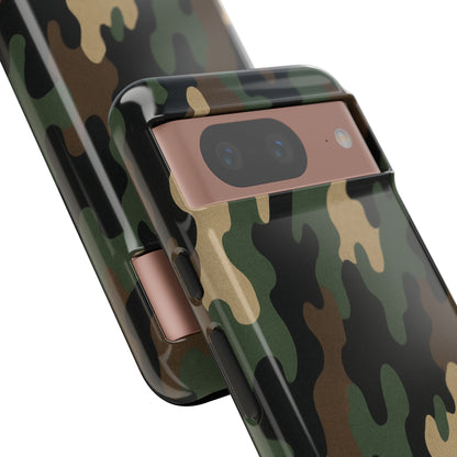 Camouflage Phone Case, Tough Cases, Military Style, Unique Phone Accessories, Gift for Him, Durable Phone Cover