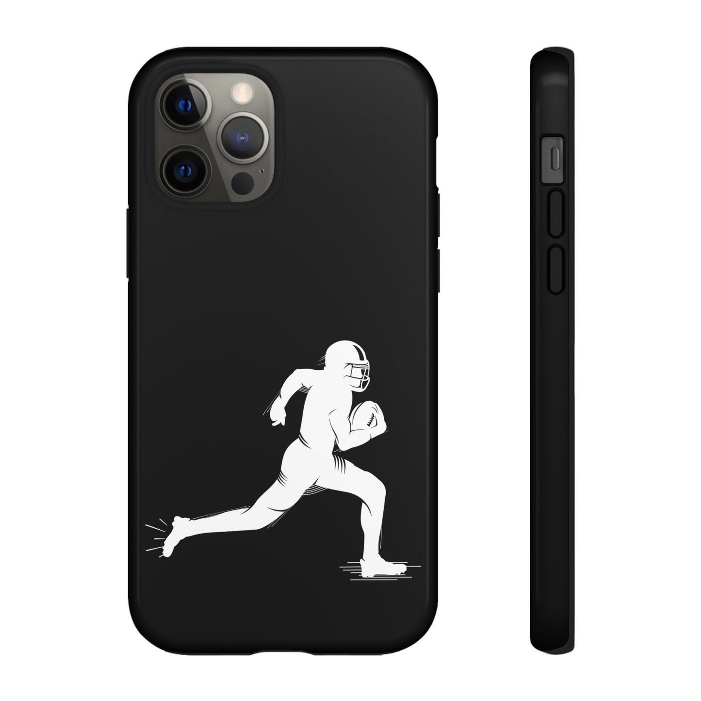 Football Player Phone Case, Tough Cases, Sports Phone Cover, Gift for Athletes, iPhone & Samsung Accessories, Running Player Design