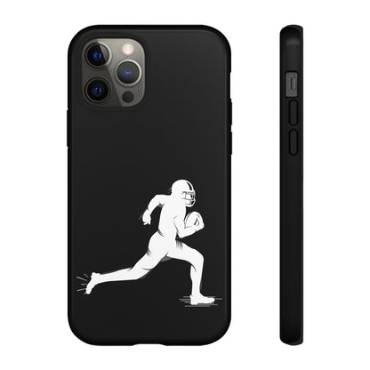 Football Player Phone Case, Tough Cases, Sports Phone Cover, Gift for Athletes, iPhone & Samsung Accessories, Running Player Design
