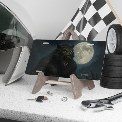 Mysterious Werewolf Vanity Plate, Decorative Car License, Personalized Gift for Car Lovers, Perfect for Halloween Decor, Unique Auto [...]