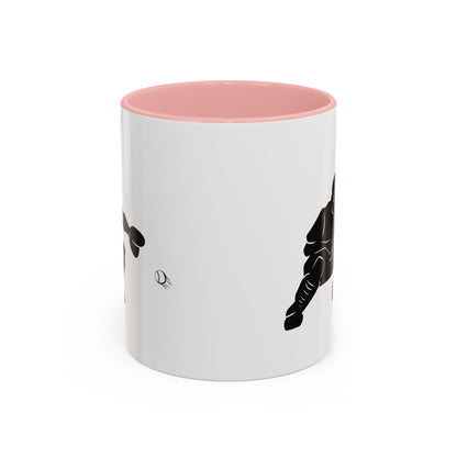 Baseball Catcher Coffee Mug, Sports Gift for Coaches, Black Accent Mug for Fans, Perfect for Birthdays & Celebrations, Unique Cup