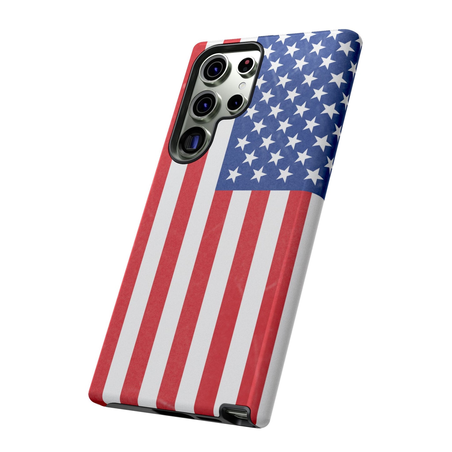 Patriotic Phone Case - Tough Cases for Veterans, USA Lovers, Independence Day, Memorial Day, Flag Design