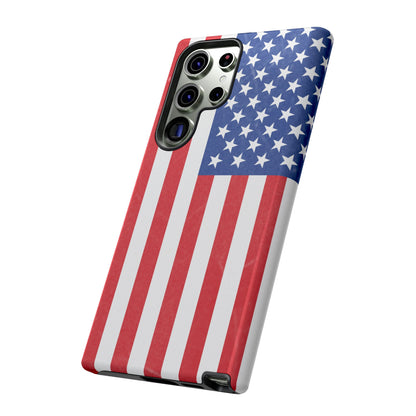 Patriotic Phone Case - Tough Cases for Veterans, USA Lovers, Independence Day, Memorial Day, Flag Design