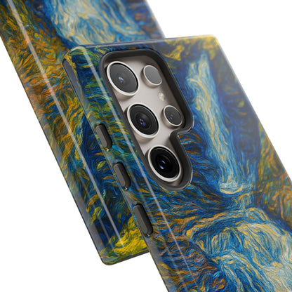 Artistic Phone Case - Waterfall Design, Unique Gift, Phone Accessory, Nature Lover, Original Artwork