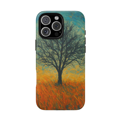 Artistic Phone Case with Tree Design, Nature Lover Gift, Unique Phone Cover, Holiday Present, Eco-friendly Tech Accessories