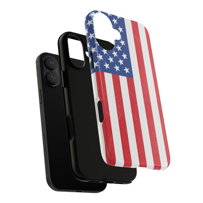 American Flag Phone Case - Patriotic Cell Cover, Tough Cases, USA Pride, Independence Day Gift, Veteran's Day, Phone Protection