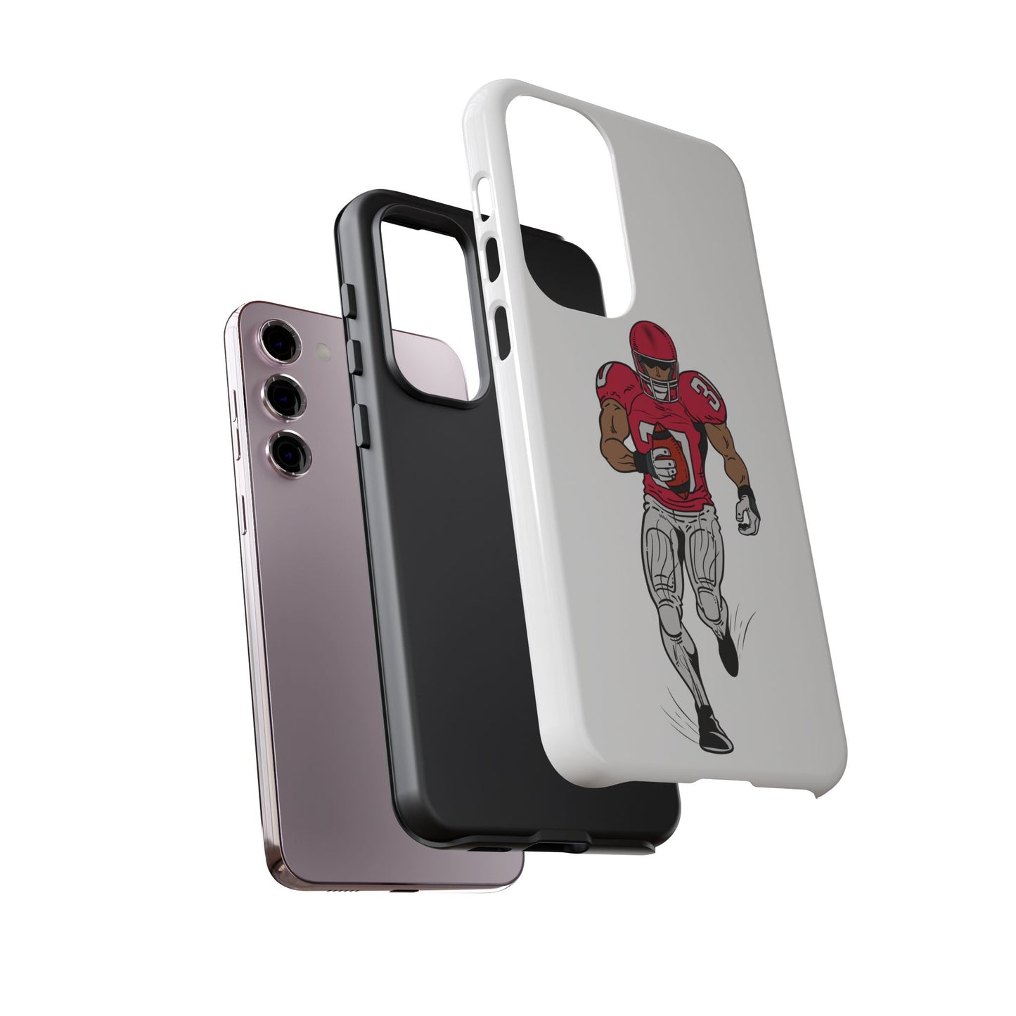 Football Player Tough Case, Sports Phone Cover, Athlete Gift, Tough Phone Case, Fall Sports, Football Lover's Accessory