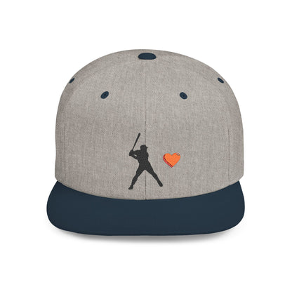 Baseball Love Snapback Hat | Gift for Sports Fans, Casual Wear, Team Spirit, Father's Day, Birthday, Outdoor Activities - product image