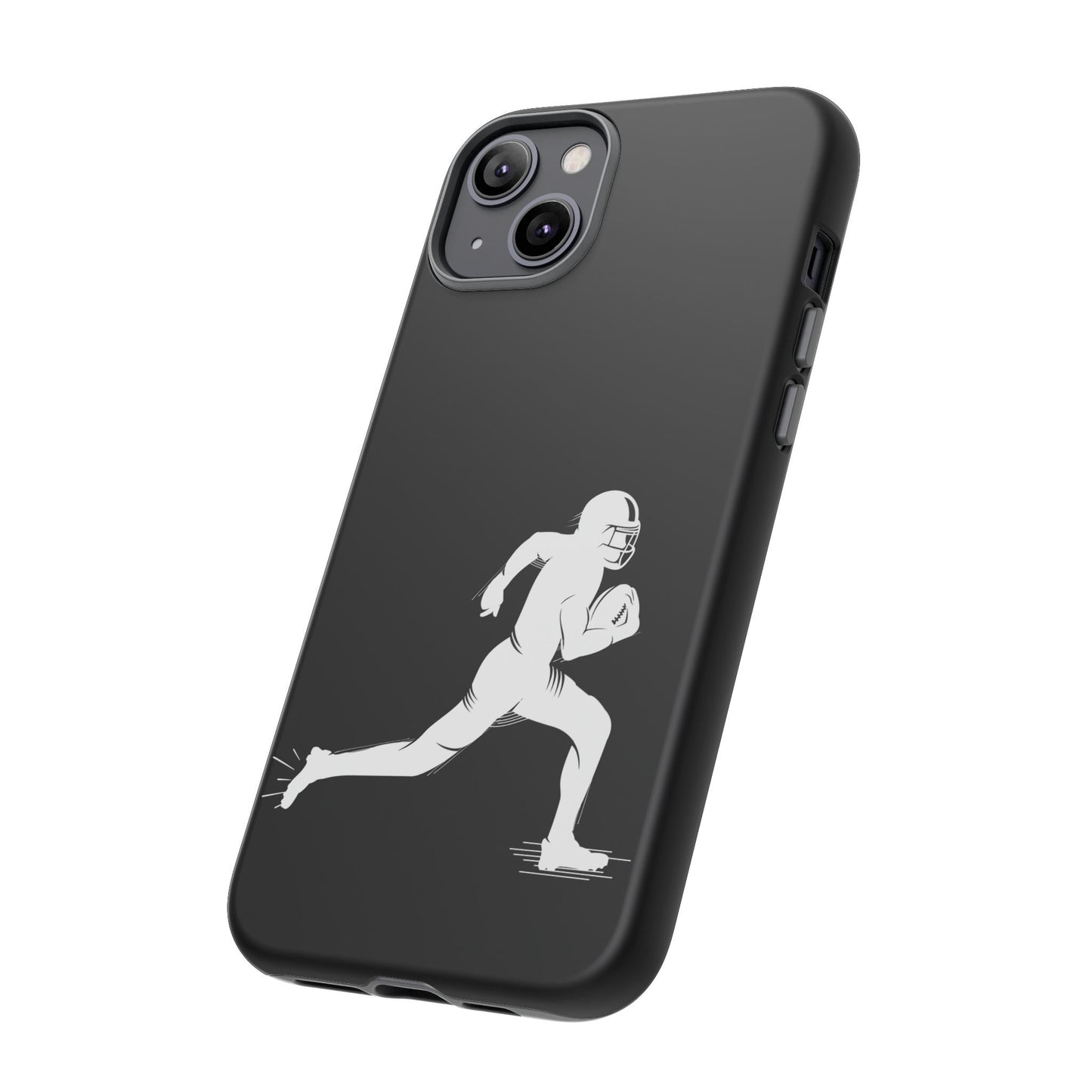 Football Player Phone Case, Tough Cases, Sports Phone Cover, Gift for Athletes, iPhone & Samsung Accessories, Running Player Design
