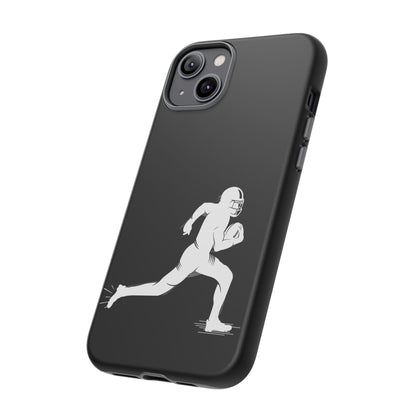 Football Player Phone Case, Tough Cases, Sports Phone Cover, Gift for Athletes, iPhone & Samsung Accessories, Running Player Design