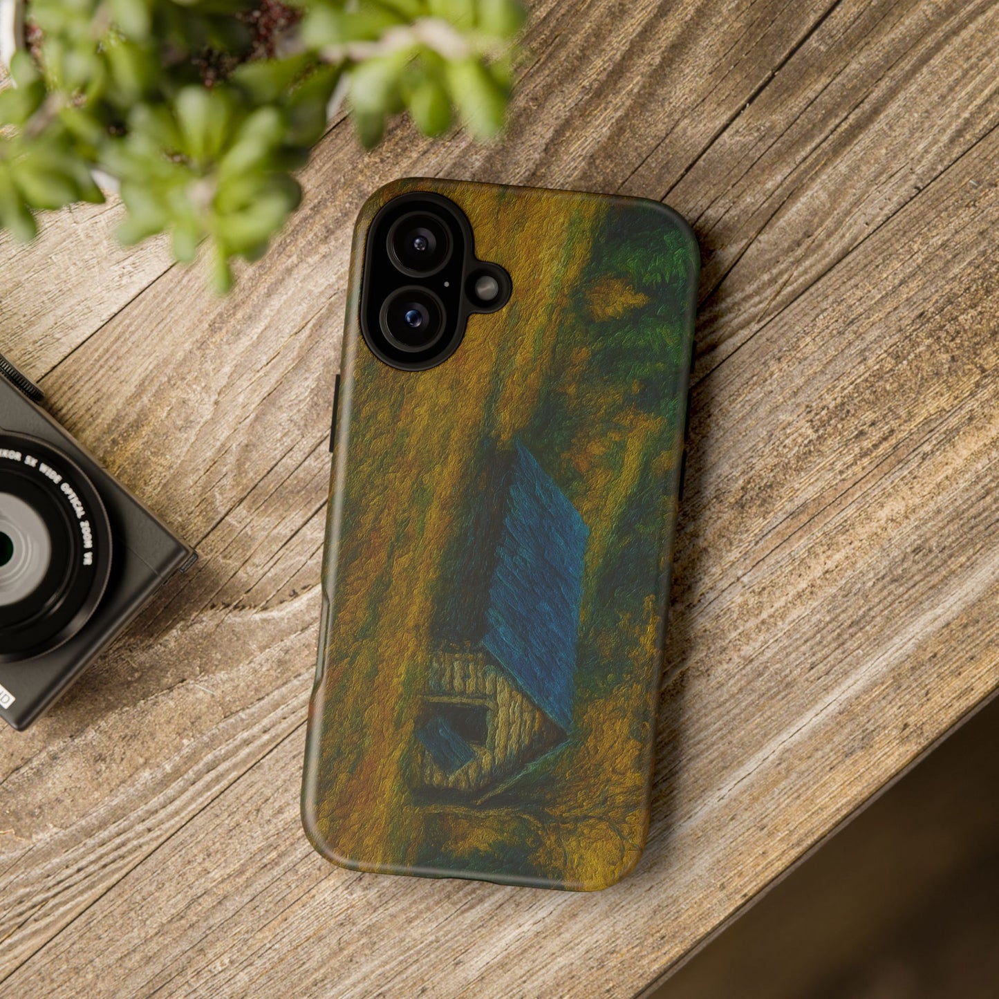 Artistic Phone Case by Tough Cases, Nature-Inspired Phone Protection, Unique Gift for Nature Lovers, Stylish Accessory, Fall Aesthetic