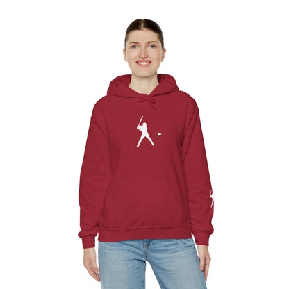 Sporty Unisex Baseball Hooded Sweatshirt, Casual Hoodie for Athletes, Perfect for Gifts, Comfy Streetwear, Ideal for Sports Events, Personal Use