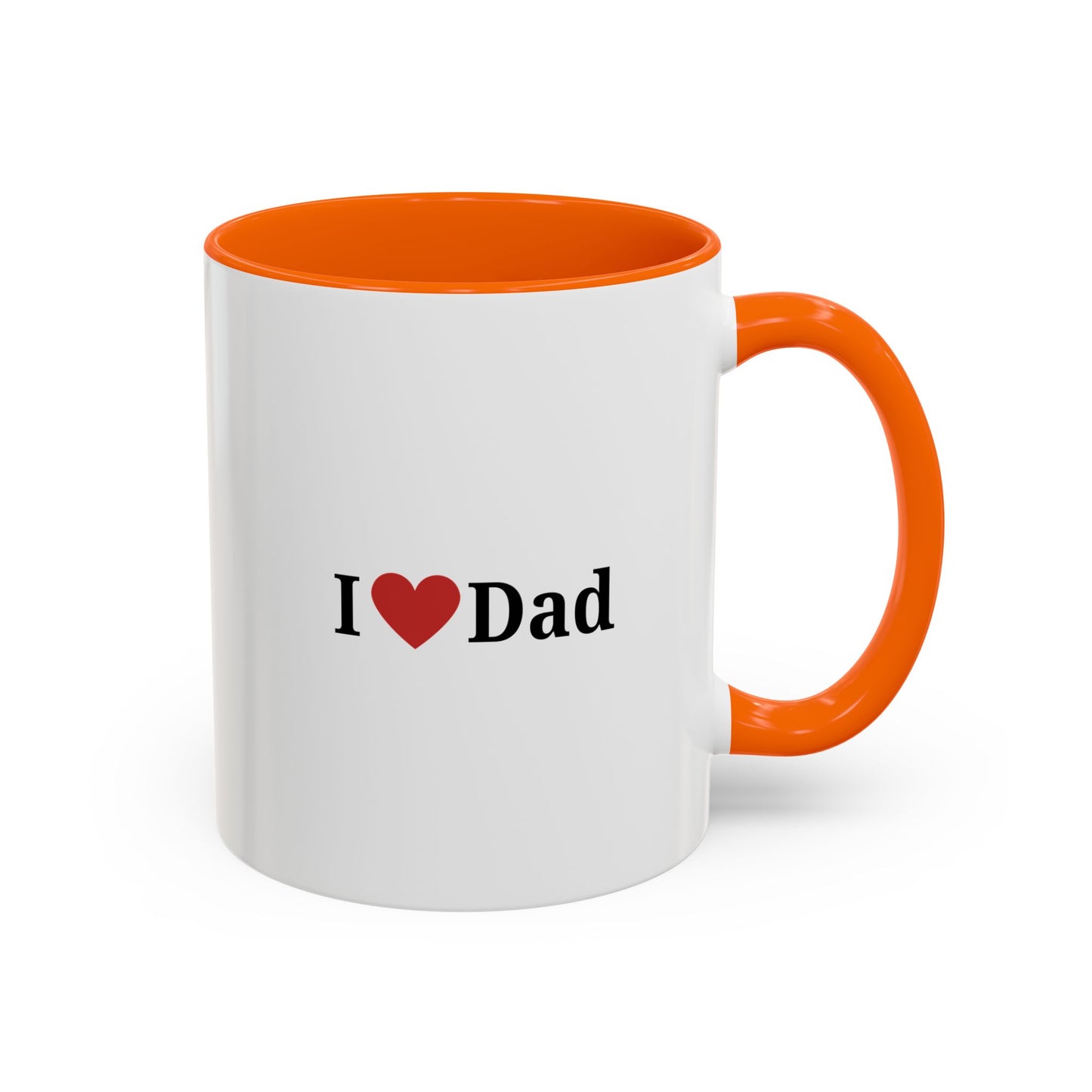 I Love Dad Accent Coffee Mug - Perfect Gift for Father's Day & Birthdays