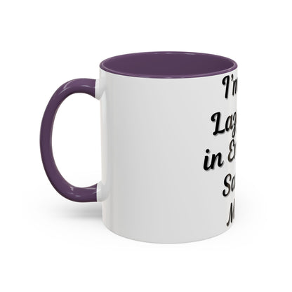 Humorous Coffee Mug - "I'm Not Lazy, I'm in Energy-Saving Mode"