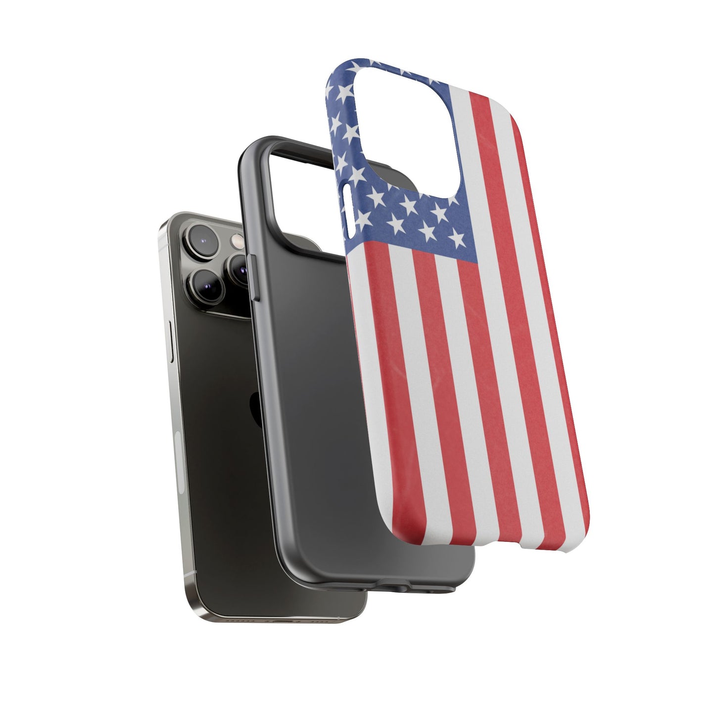 American Flag Phone Case - Patriotic Cell Cover, Tough Cases, USA Pride, Independence Day Gift, Veteran's Day, Phone Protection