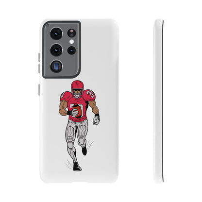 Football Player Tough Case, Sports Phone Cover, Athlete Gift, Tough Phone Case, Fall Sports, Football Lover's Accessory