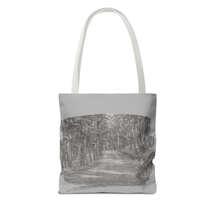 Scenic Path Tote Bag, Reversible Tote, Eco-Friendly Shopper, Outdoor Adventure Bag, Gift for Nature Lovers, Stylish Carryall