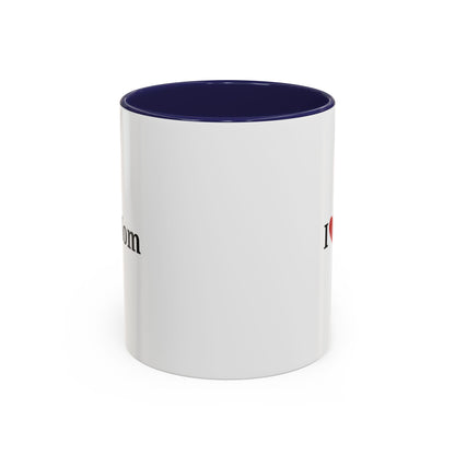 I Love Mom Accent Coffee Mug - Perfect Gift for Mother's Day & Special Occasions