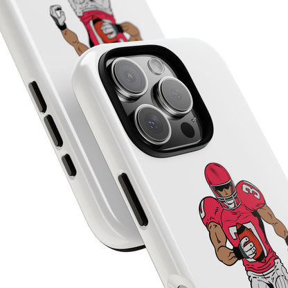 Football Player Tough Case, Sports Phone Cover, Athlete Gift, Tough Phone Case, Fall Sports, Football Lover's Accessory