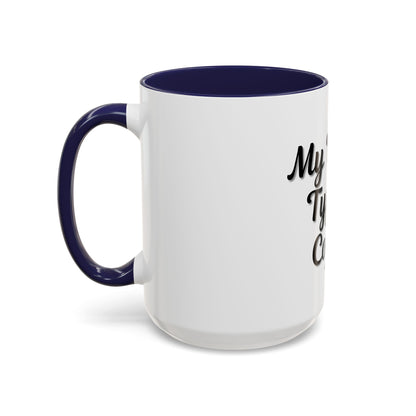 My Blood Type is Coffee Accent Mug - Perfect Gift for Coffee Lovers