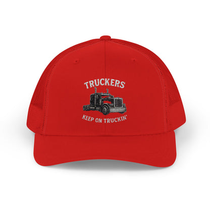 Truck Driver Snapback Cap, Mesh Trucker Hat, Cool Casual Hat, Perfect Gift for Drivers, Trucking Enthusiasts, Outdoor Style