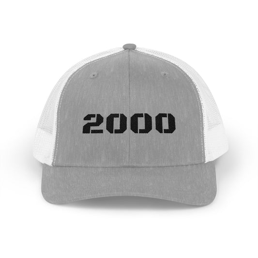 2000 Vintage Snapback Trucker Cap, Retro Baseball Hat, Birthday Gift, Stylish Outdoors Hat, 90s Nostalgia Cap - product image