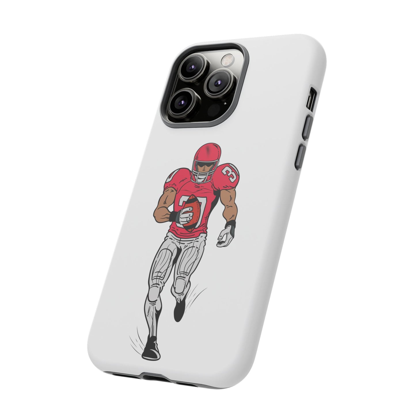 Football Player Tough Case, Sports Phone Cover, Athlete Gift, Tough Phone Case, Fall Sports, Football Lover's Accessory