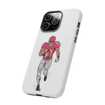 Football Player Tough Case, Sports Phone Cover, Athlete Gift, Tough Phone Case, Fall Sports, Football Lover's Accessory