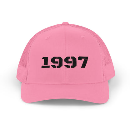 1997 Snapback Trucker Cap, Vintage Style Hat, Year Birth Cap, Trendy Dad Hat, Cool Casual Cap, Gift for 90s Kids