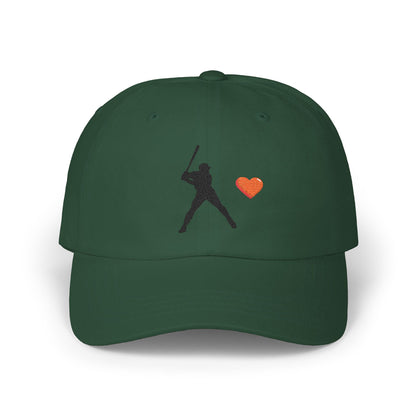 Baseball Love Dad Cap - Perfect Gift for Sports Dads, Father's Day, Casual Wear, Summer Style, Stylish Baseball Hat