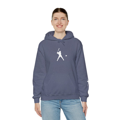 Sporty Unisex Baseball Hooded Sweatshirt, Casual Hoodie for Athletes, Perfect for Gifts, Comfy Streetwear, Ideal for Sports Events, Personal Use