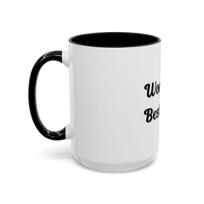 World's Best Mom Accent Coffee Mug - 11oz & 15oz - Perfect Gift for Mother's Day