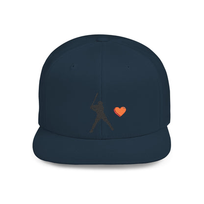 Baseball Love Snapback Hat | Gift for Sports Fans, Casual Wear, Team Spirit, Father's Day, Birthday, Outdoor Activities