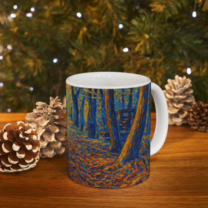 Colorful Abstract Pathway Ceramic Mug