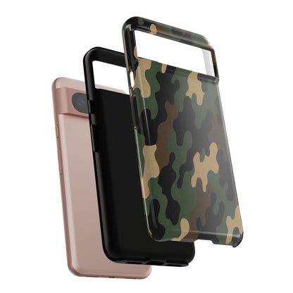 Camouflage Phone Case, Tough Cases, Military Style, Unique Phone Accessories, Gift for Him, Durable Phone Cover