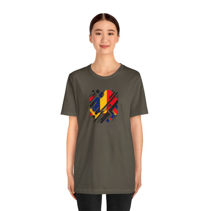 Artistic Heart Unisex Jersey Tee - Vibrant Graphic Tee, Casual Wear, Gift for Art Lovers, Birthday Surprise, Everyday Comfort