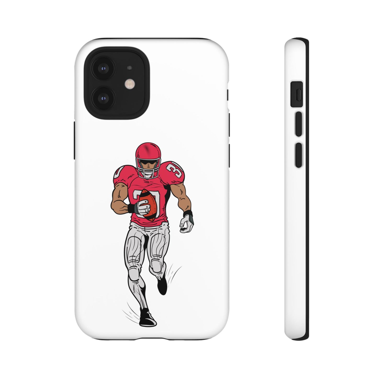 Football Player Tough Case, Sports Phone Cover, Athlete Gift, Tough Phone Case, Fall Sports, Football Lover's Accessory