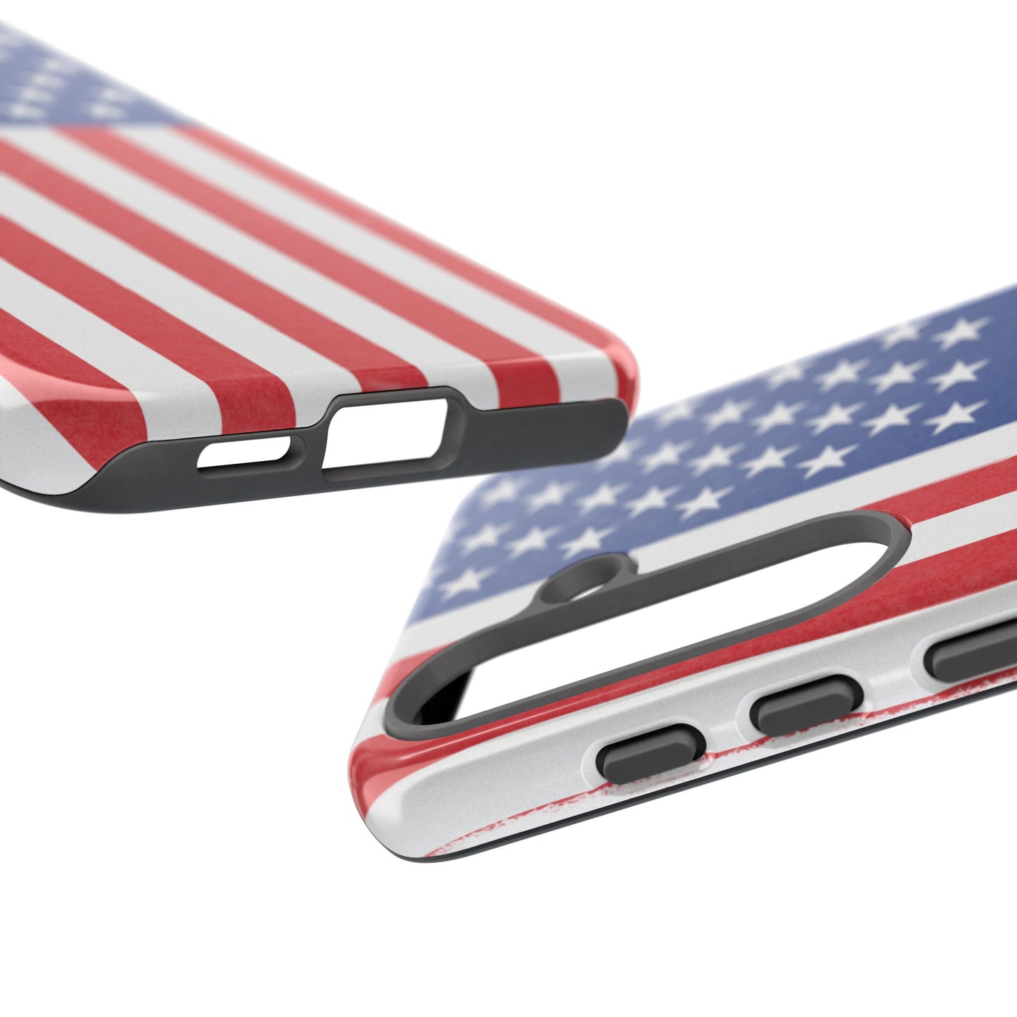 Patriotic Phone Case - Tough Cases for Veterans, USA Lovers, Independence Day, Memorial Day, Flag Design