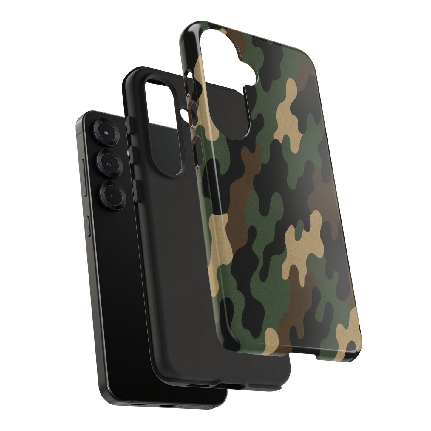 Camouflage Phone Case, Tough Cases, Military Style, Unique Phone Accessories, Gift for Him, Durable Phone Cover